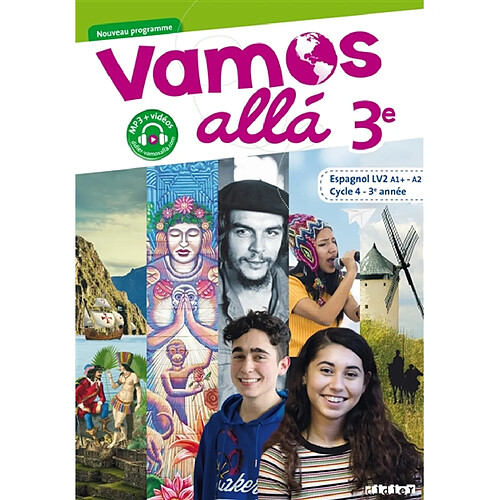 Vamos alla 3e, espagnol LV2 A1+-A2, cycle 4, 3e année : nouveau programme · Occasion