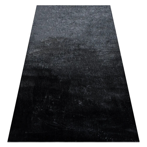 RUGSX Tapis VISCO gris foncé 5 peluche, IMITATION FOURRURE DE LAPIN 120x170 cm