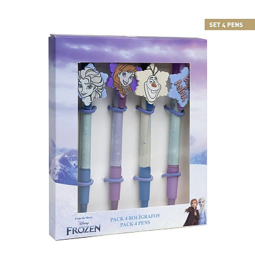 Disney Stylos à bille Pack x4 Reine des neiges 2700000342