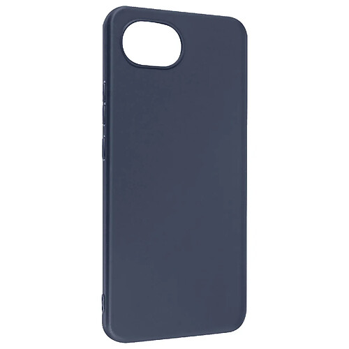 Avizar Coque Realme C30 Silicone Flexible Finition Mate Anti-traces bleu nuit