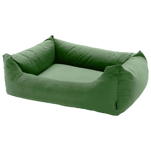 Madison Lit pour chien Velvet 120x95x28 cm Vert