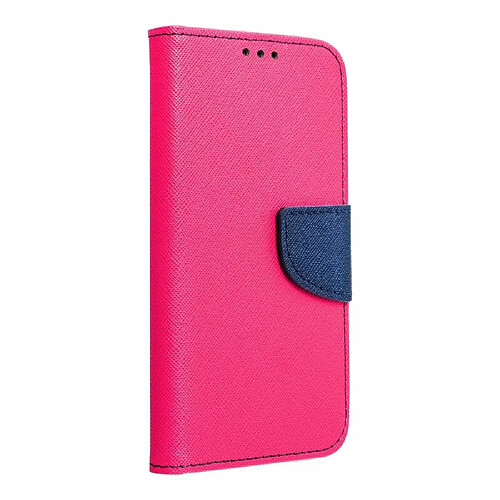 Etui en simili cuir pour Samsung Galaxy J5 2017 rose/marine