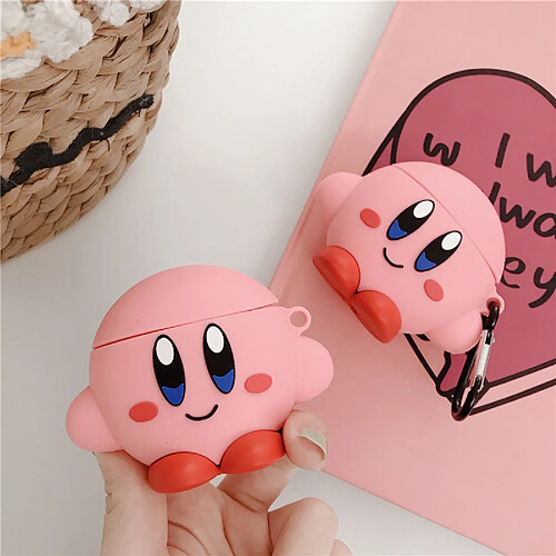 GUPBOO Airpods Coque Housse Étui Protecteur Compatible pour AirPods 3-Dessin animé Star Kirby jolie fille