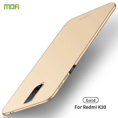 Wewoo Coque Pour Xiaomi RedMi K30 Boîtier rigide ultra-mince en PC givré or