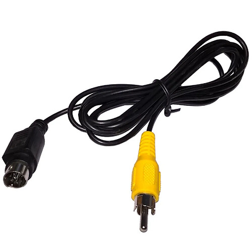 Câble Adaptateur RCA Femelle PS/2 DIN Femelle 180cm Noir · Occasion