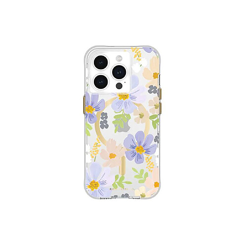 CASE MATE Coque pour Apple iPhone 15 Pro MagSafe Imprimé Floral Petite Marguerite Multicolore