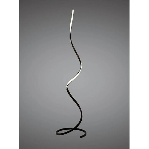 Luminaire Center Lampadaire Nur 20W LED 2800K, 1800lm, Dimmable acrylique givré/marron oxydé