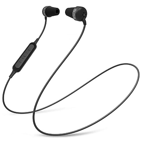 Casque sans Fil Bluetooth avec Microphone Mains Libres Earphones Sportif In Ear, , Noir, KOSS, Plug Wireless