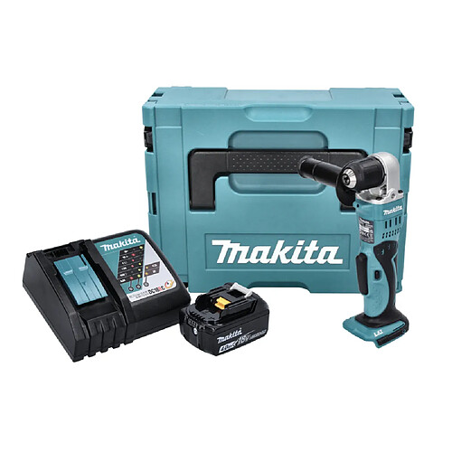 Makita DDA 351 RM1J perceuse d'angle sans fil 18 V 13,5 Nm + 1x batterie 4,0 Ah + chargeur + Makpac