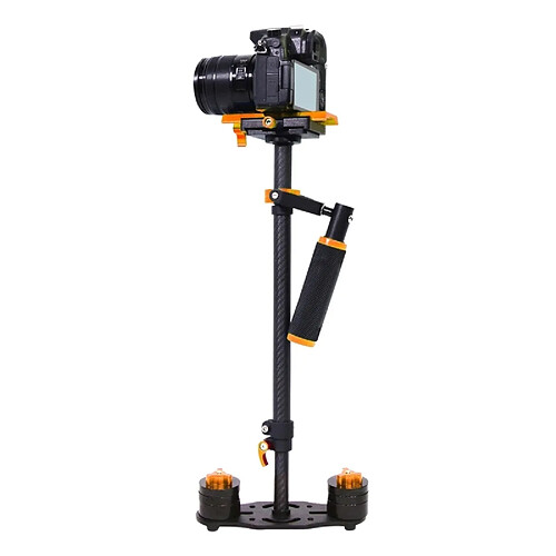 Wewoo Stabilisateur Orange pour DSLR et DV Digital Video & Cameras, gamme de capacité 0.5-3kg tenu dans la main de fibre de carbone de S60T 38.5-61cm