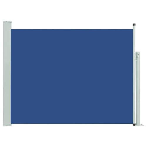 Maison Chic Auvent latéral rétractable de balcon | Store extérieur | Auvent solaire de patio 140x500 cm Bleu -GKD59196