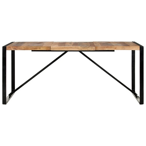 Maison Chic Table de salle à manger,Table à dîner 180x90x75 cm Bois solide -GKD54689