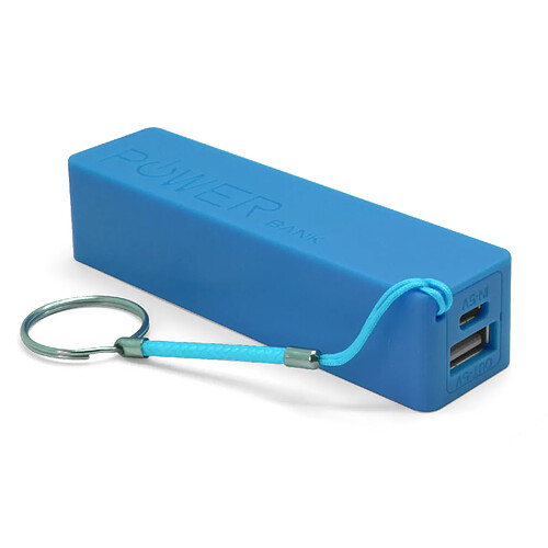 Caseink Batterie Externe Power Bank Stick [1A - 1xUSB - 2600mAh] & Dragonne Bleu