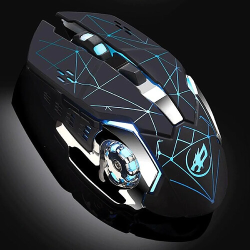 Yonis Souris Rechargeable Sans Fil Gaming Lumineuse