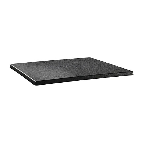 Topalit Plateau de table rectangulaire 120 x 80 cm anthracite