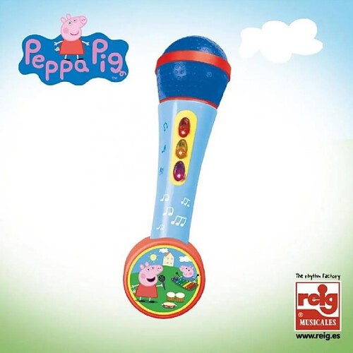 Reef PEPPA PIG Micro a Main avec Ampli et Rythmes