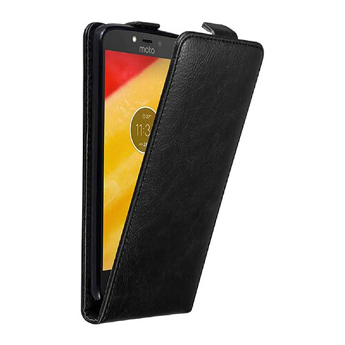 Cadorabo Coque Motorola MOTO C PLUS Etui en Noir