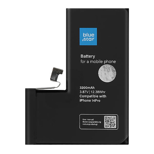 Bluestar Blue Star Batterie interne pour iPhone 14 Pro 3200mAh Haute qualité Noir