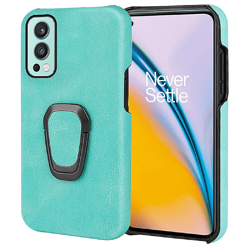 Coque en TPU + PU avec béquille, vert clair pour votre OnePlus Nord 2 5G