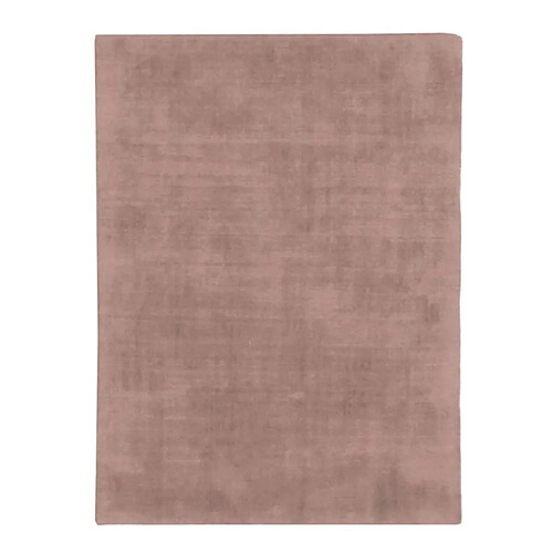 Thedecofactory SANTAL - Tapis aspect velours rose nude 160x230