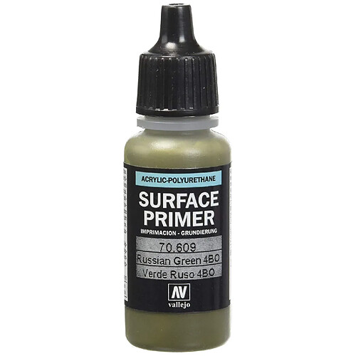 Vallejo - Fond de surface en polyuréthane - Coloré - 17 ml Russian Green