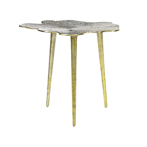 Beliani Table d'appoint dorée MIMILI