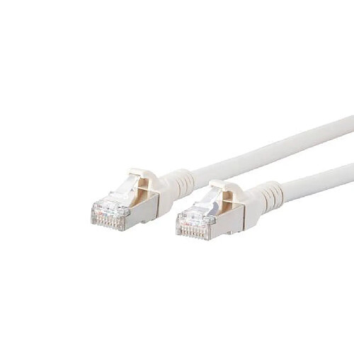 Câble de raccordement réseau RJ45 CAT 6A S/FTP Metz Connect - [1x RJ45 mâle - 1x RJ45 mâle] -