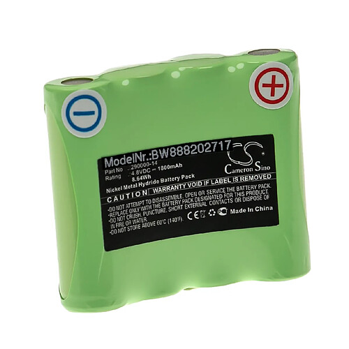 vhbw Batterie compatible avec Rotationslaser FL 20, FL 200A outil de mesure (1800mAh, 4,8V, NiMH)