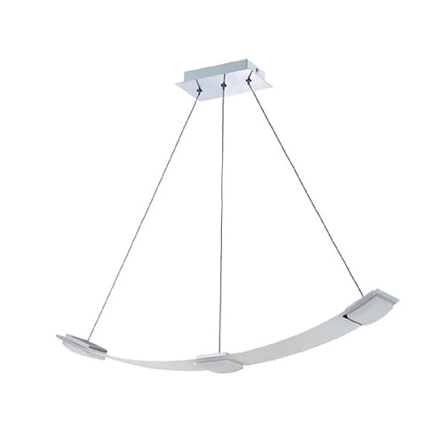 Luminaire Center Suspension Thea Aluminium satiné