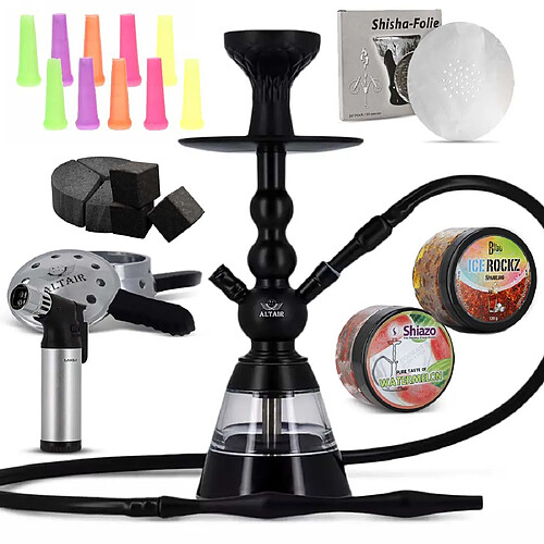 Pack Chicha Altair Khephren Sultan Noir prêt à l’emploi