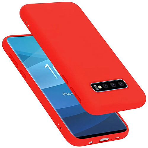 Cadorabo Coque Samsung Galaxy S10 PLUS Etui en Rouge