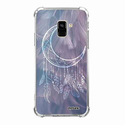 Evetane Coque Samsung Galaxy A8 2018 silicone anti-choc souple angles renforcés transparente