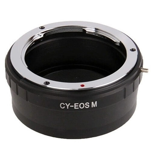 Wewoo Pour objectif Noir Lentille Contax CY vers Canon EOS M Bague de montage