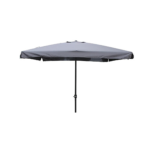 Concept Usine Parasol droit carré 2,95 x 2,95 m gris PALERME