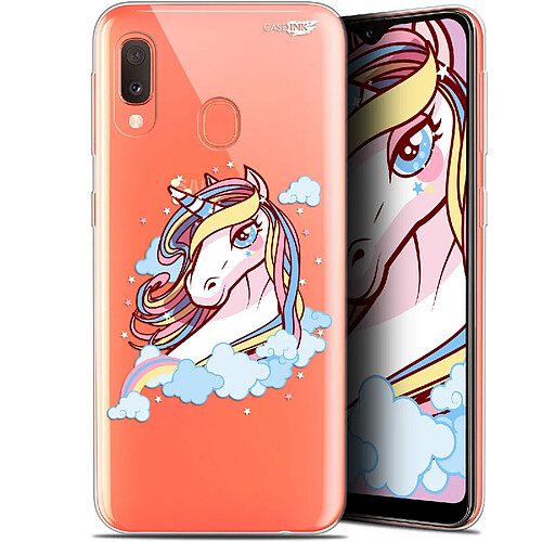 Caseink Coque arrière Samsung Galaxy A20E (5.8 ) Gel HD [ Nouvelle Collection - Souple - Antichoc - Imprimé en France] Lalicorne