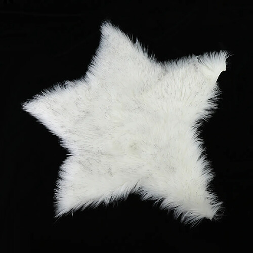 Tapis moelleux en peluche pour tapis de chambre à coucher White_1