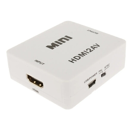 Wewoo Mini HDMI à décodeur audio CVBS