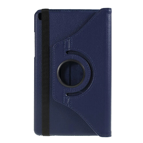 Etui en PU litchi bleu foncé pour votre Samsung Galaxy Tab A 8.0 (2019) SM-T295