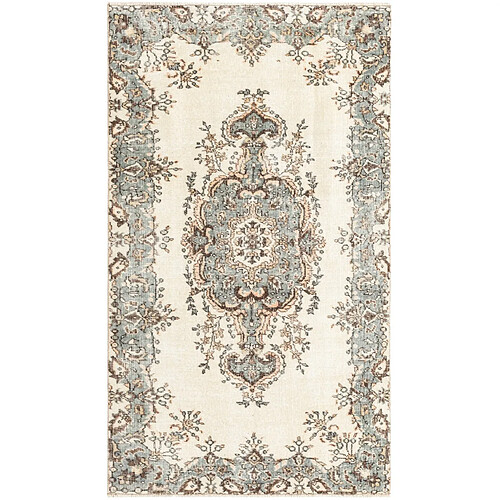 Vidal Tapis de laine 196x114 beige Ultra Vintage