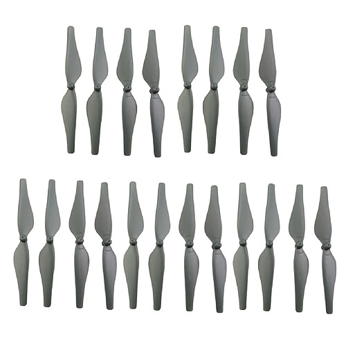 20 pièces en plastique hélice prop cw ccw lame pour dji tello rc drone gris