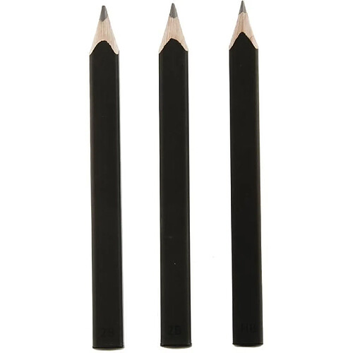 Moleskine 3 Black Pencils (2 2b and 1 Hb)