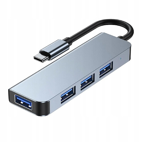 GUPBOO Adaptateur de concentrateur Super 4 en 1 4 x USB-A 3.0 USB-C TYPE-C,JL2563