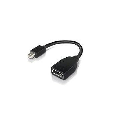 Lenovo 4X90L13971 adaptateur et connecteur de câbles Mini-DisplayPort DisplayPort Noir