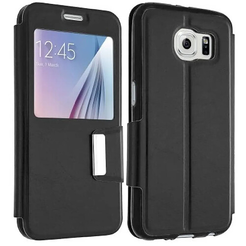 Ipomcase Coque Etui Housse Fenêtre SAMSUNG GALAXY S6