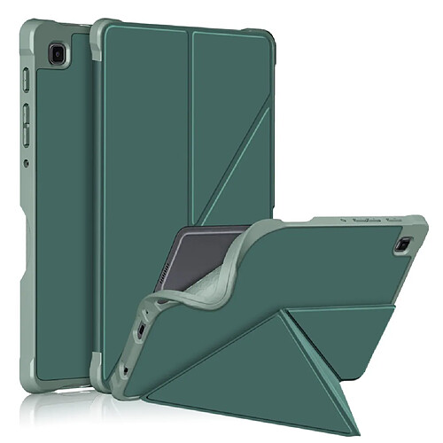 Etui en PU avec support origami vert pour votre Samsung Galaxy Tab A7 Lite 8.7 pouces T220/T225