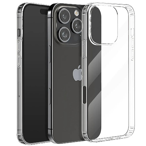 Avizar Coque Antichoc pour iPhone 16 Pro Épaisseur 1.5mm Caméra protégée Transparent