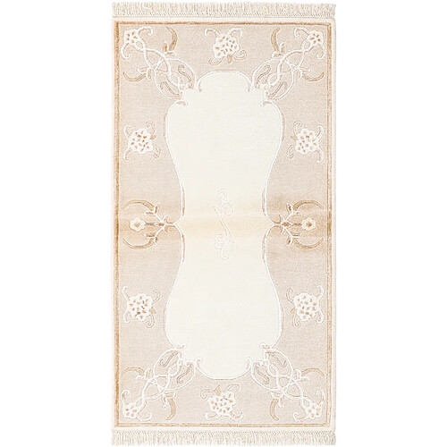 Vidal Tapis de laine 155x84 beige Darya