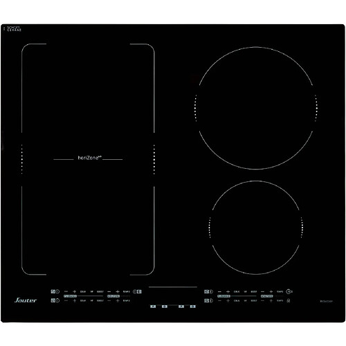 Table de cuisson à induction 7.2kw 4 foyers noir - spi6467b - SAUTER