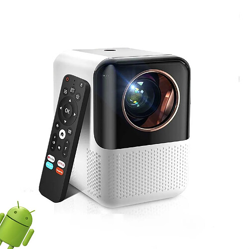 Vidéoprojecteur TROISC IOTA, Android Projecteur WiFi 5G 1080P FULL HD 5000 LM Home Cinéma 120", Zoom Numérique, Correction trapézoïdale 4P/4D