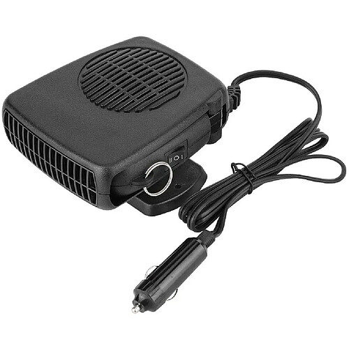 Vendos85 Chauffage de Voiture Portable 2 en 1 12V 150W noir